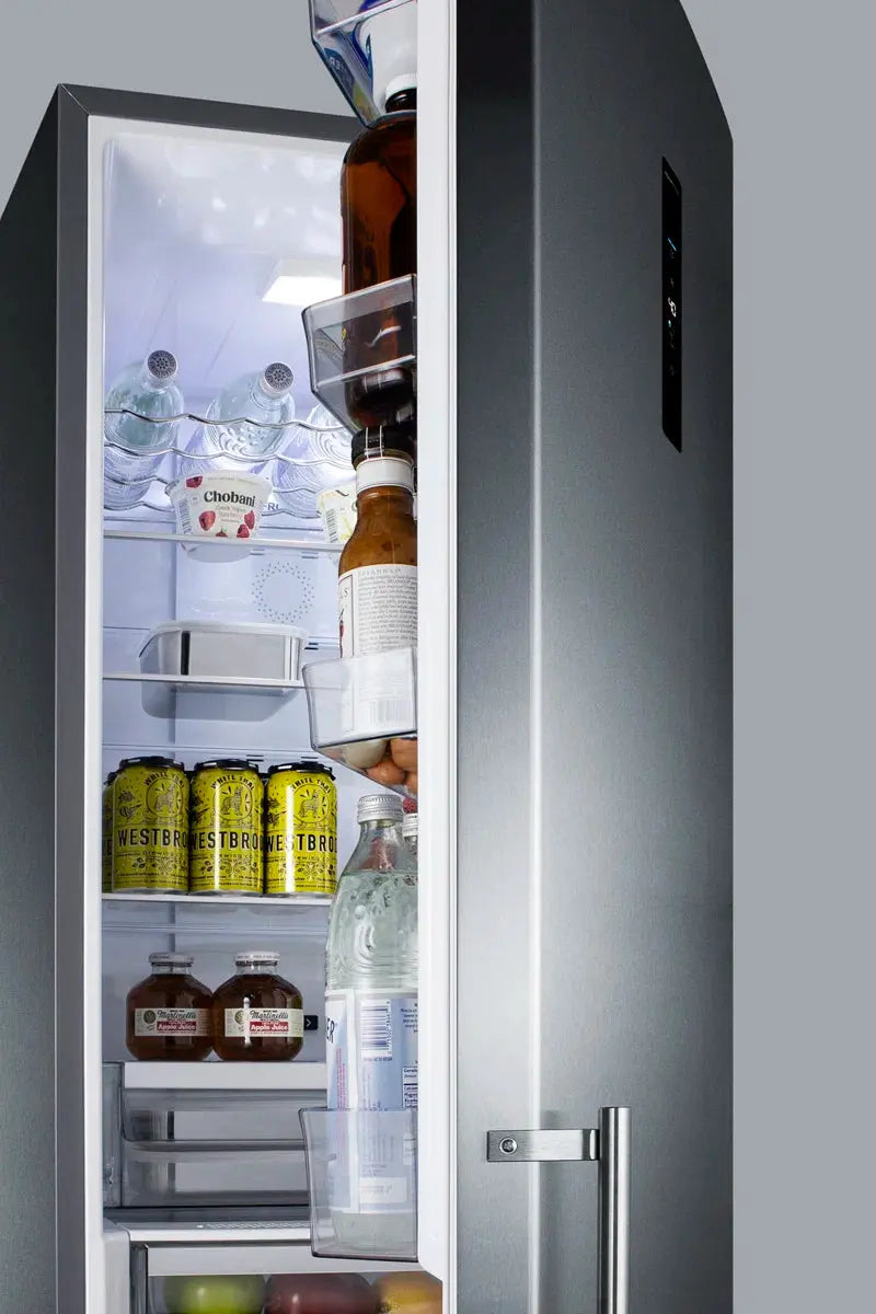 Summit Appliance 24" 11.7 Cubic Feet Energy Star Bottom Freezer Refrigerator | Fridge.com