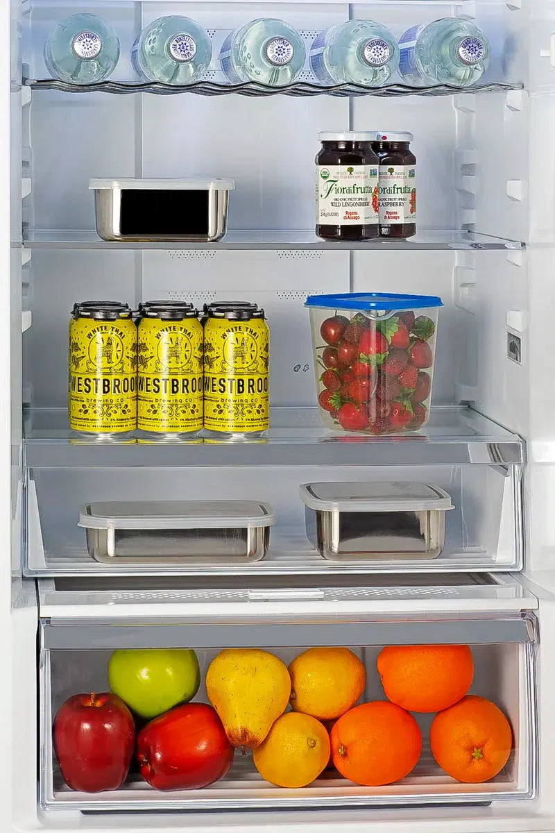 Summit Appliance 24" W Stainless Steel Door Bottom Freezer Refrigerator | Fridge.com