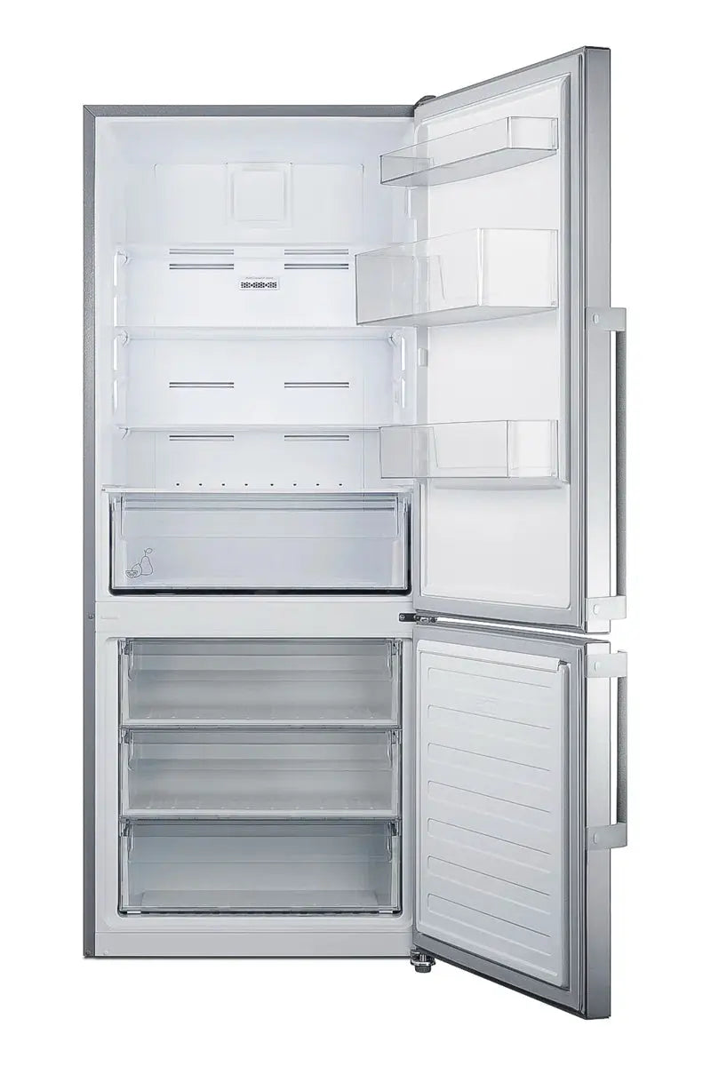 Summit Appliance 28" 14 Cubic Feet Energy Star Bottom Freezer Refrigerator | Fridge.com