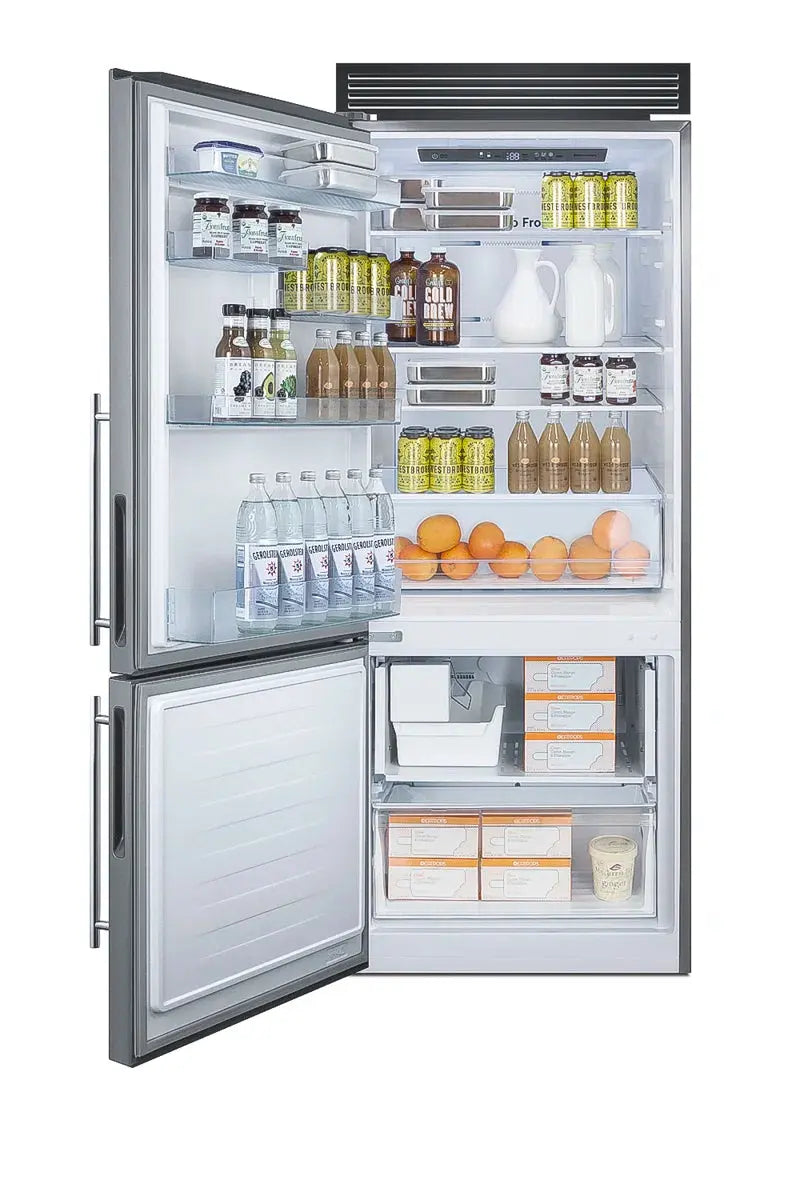 Summit Appliance 28" 14.6 Cubic Feet Bottom Freezer Refrigerator | Fridge.com