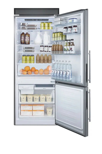 Summit Appliance 28" 14.6 Cubic Feet Energy Star Bottom Freezer Refrigerator | Fridge.com