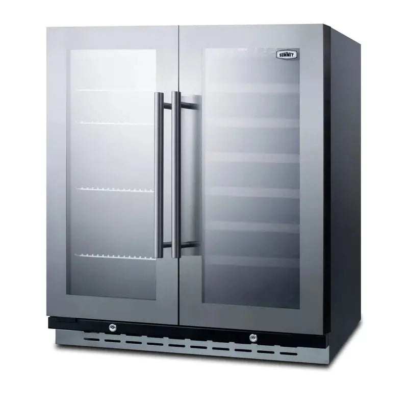 Summit Appliance 29.5'' 33 Bottle Dual Zone Wine Refrigerator | Fridge.com