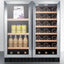 Summit Appliance 29.5'' 33 Bottle Dual Zone Wine Refrigerator | Fridge.com