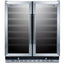 Summit Appliance 29.5'' 66 Bottle Dual Zone Built-In Wine Refrigerator | Fridge.com