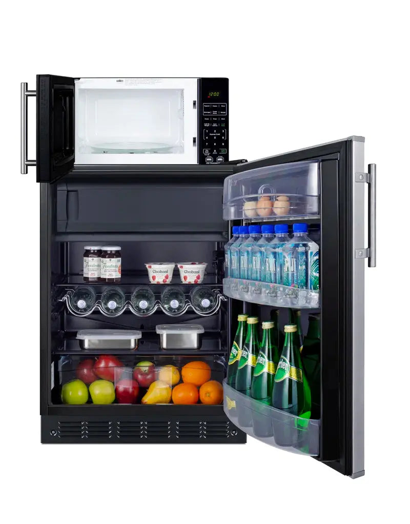 Summit Appliance 4.9 Cubic Feet Freestanding Mini Fridge with Freezer and Microwave | Fridge.com