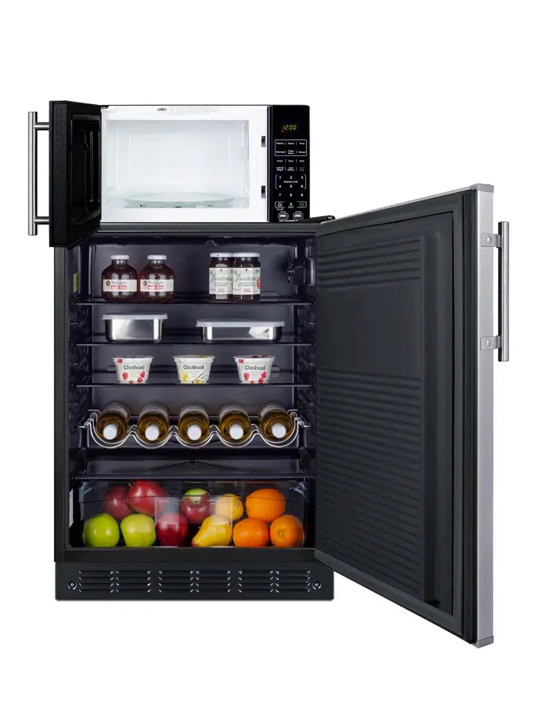 Summit Appliance 5.1 Cubic Feet Freestanding Mini Fridge with Microwave | Fridge.com