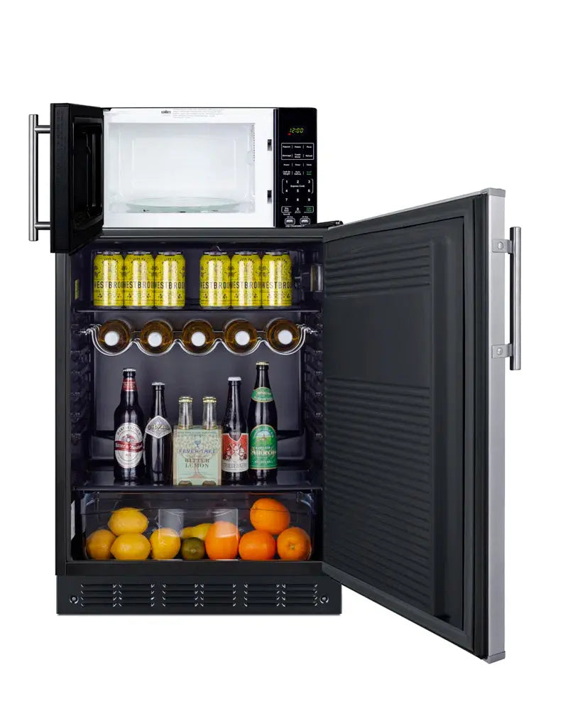 Summit Appliance 5.1 Cubic Feet Freestanding Mini Fridge with Microwave | Fridge.com