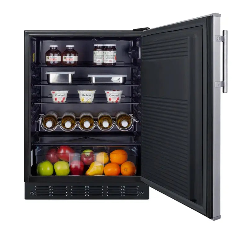 Summit Appliance 5.3 Cubic Feet Cu. Ft. Stainless Steel Door Energy Star ADA All Refrigerator | Fridge.com