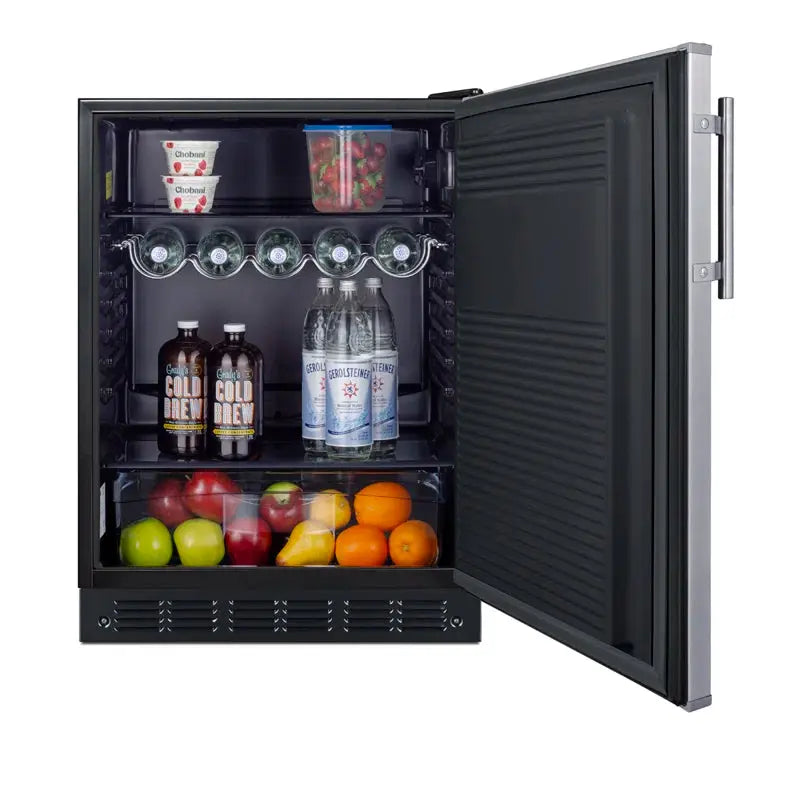 Summit Appliance 5.3 Cubic Feet Cu. Ft. Stainless Steel Door Energy Star ADA All Refrigerator | Fridge.com