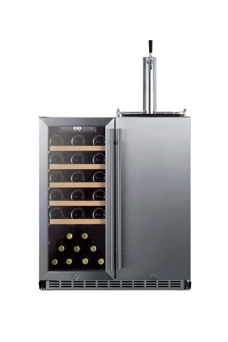 Summit Appliance 6.3 Cubic Feet Outdoor Single Tap Sixth Barrel with Door Lock and Adjustable Temperature | Fridge.com