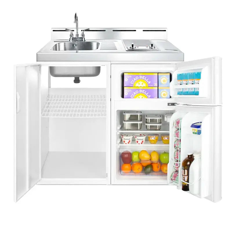 Summit Appliance All-In-One Combo Kitchens 2.93 Cubic Feet Cu. Ft. Mini Fridge with Freezer Kitchenette | Fridge.com