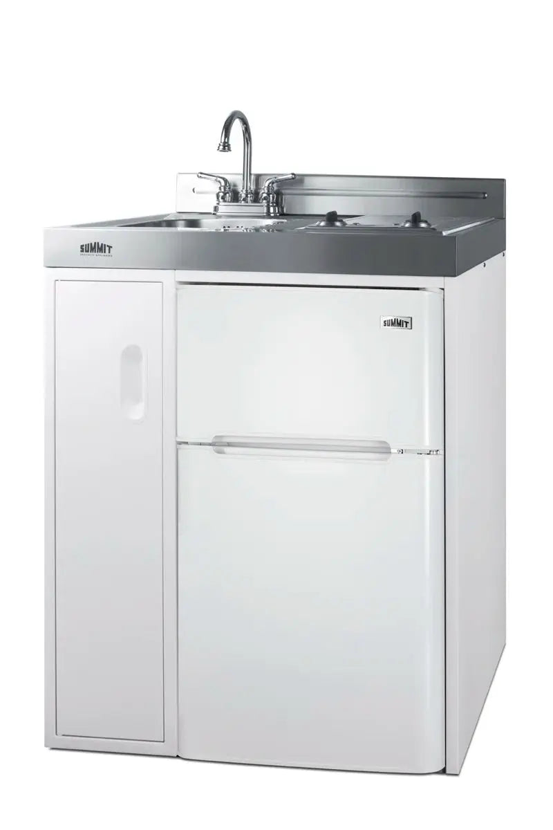 Summit Appliance All-In-One Combo Kitchens 2.93 Cubic Feet Cu. Ft. Mini Fridge with Freezer Kitchenette | Fridge.com