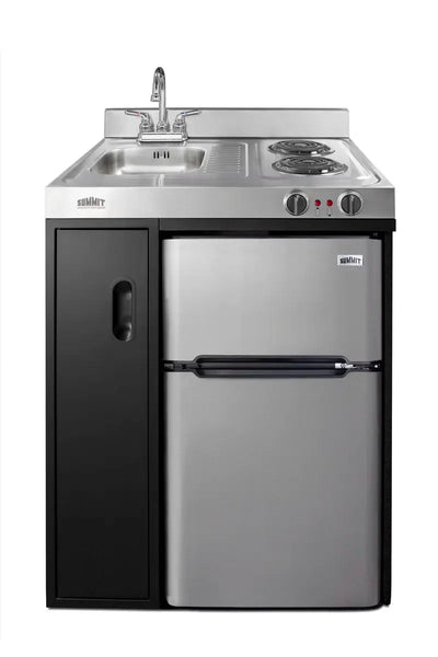 Summit Appliance All-In-One Combo Kitchens 3.2 Cubic Feet Cu. Ft. Mini Fridge with Freezer Kitchenette | Fridge.com