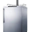 Summit Appliance Outdoor Refrigeration 6 Cubic Feet Stainless Steel Outdoor Dual Tap Freestanding Kegerator with Adjustable Temperature | Fridge.com