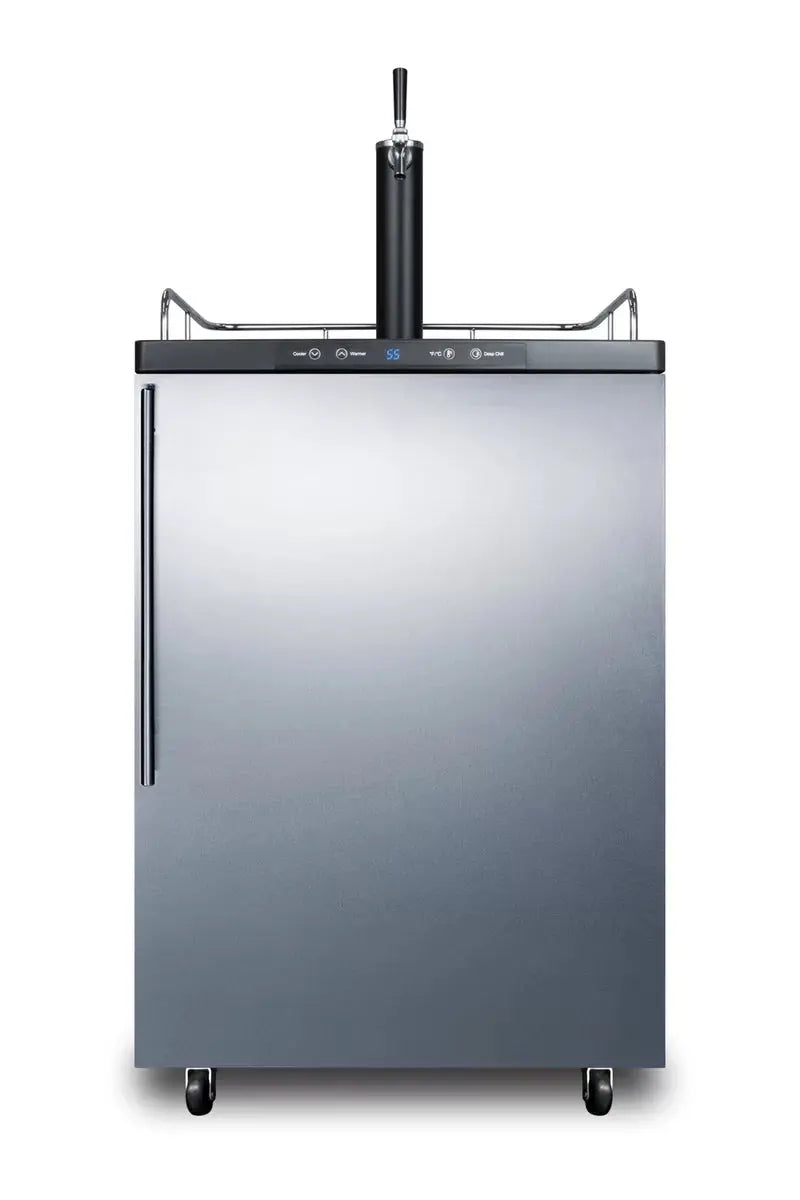 Summit Appliance Summit 5.6 Cubic Feet Single Tap Built-In Kegerator with Adjustable Temperature | Fridge.com