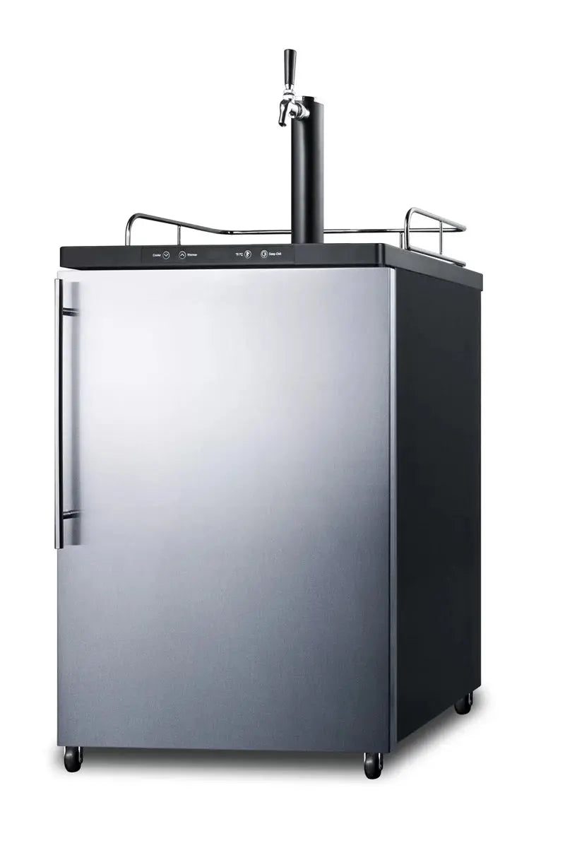 Summit Appliance Summit 5.6 Cubic Feet Single Tap Built-In Kegerator with Adjustable Temperature | Fridge.com