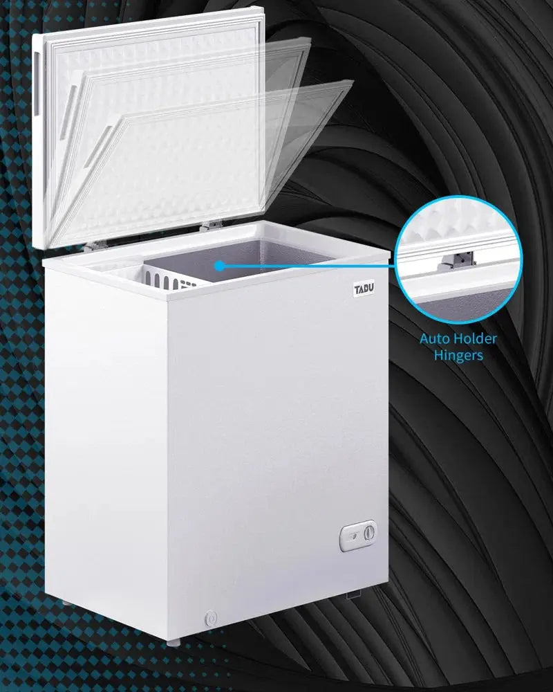 TABU 10 Cubic Feet Chest Freezer with Adjustable Temperature Controls,Removable Storage Basket, Top Open Door | Fridge.com