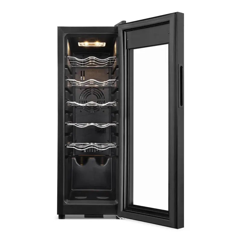 TAZPI 10.7'' 12 Bottle Single Zone Freestanding Wine Refrigerator | Fridge.com