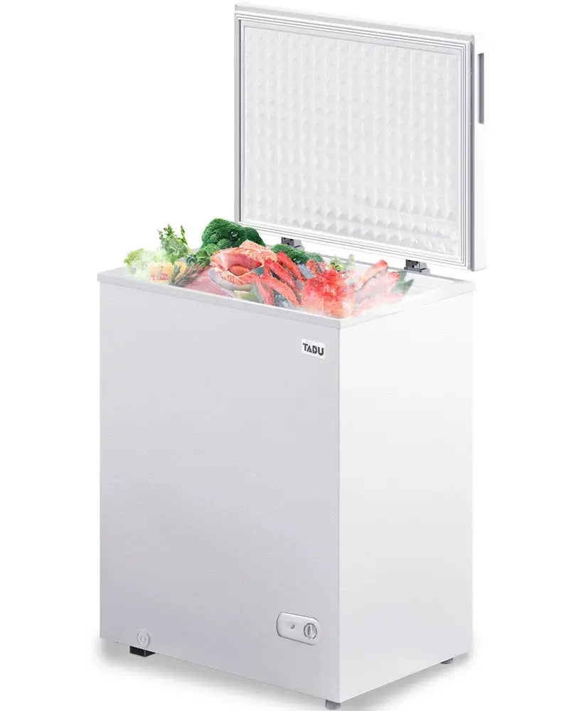 Tabu 5.0 Cu. Ft. Chest Freezer with Adjustable Temperature Controls,Removable Storage Basket,Top Open Door | Fridge.com