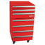 Koolatron Tool Chest Fridge 1.8 Cu Ft Rolling Fridge W/ Tool Drawers Red | Fridge.com