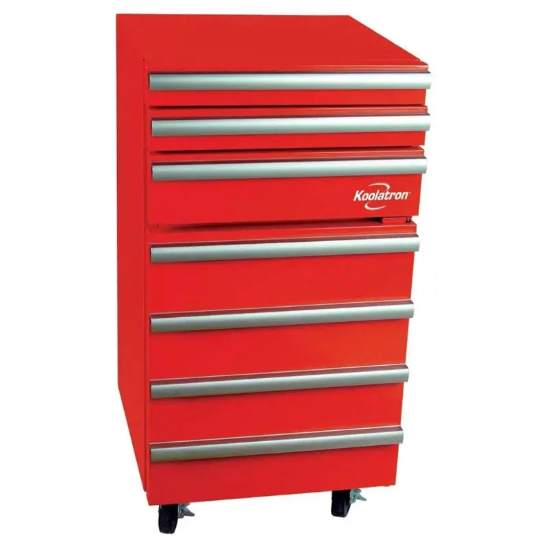 Koolatron Tool Chest Fridge 1.8 Cu Ft Rolling Fridge W/ Tool Drawers Red | Fridge.com