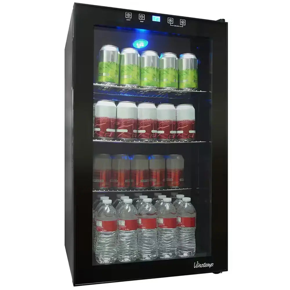 Touch Screen 19 In. 80 (12 Oz.) Can Beverage Cooler | Fridge.com