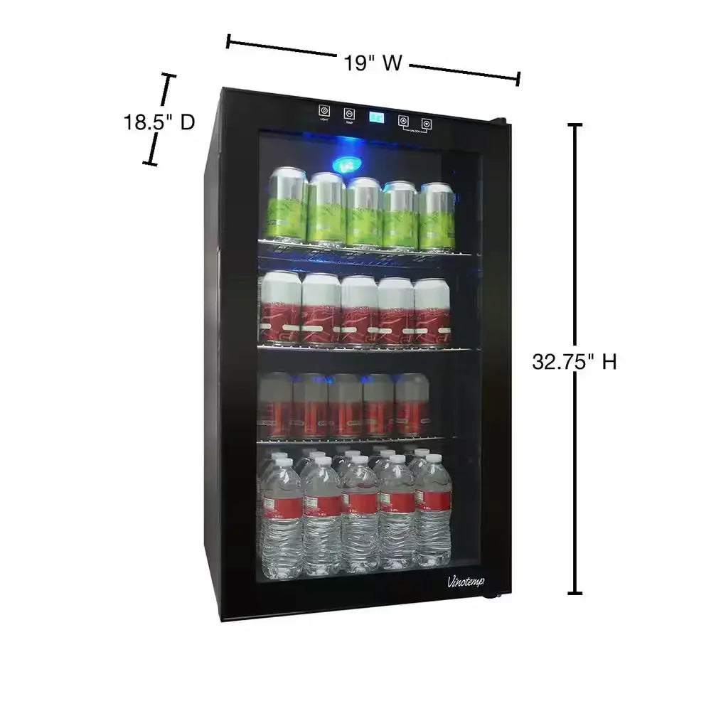 Touch Screen 19 In. 80 (12 Oz.) Can Beverage Cooler | Fridge.com