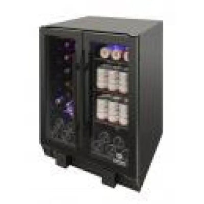 Touch Screen 23.63 In. 24-Bottle Wine and 58-Can Beverage Cooler | Fridge.com