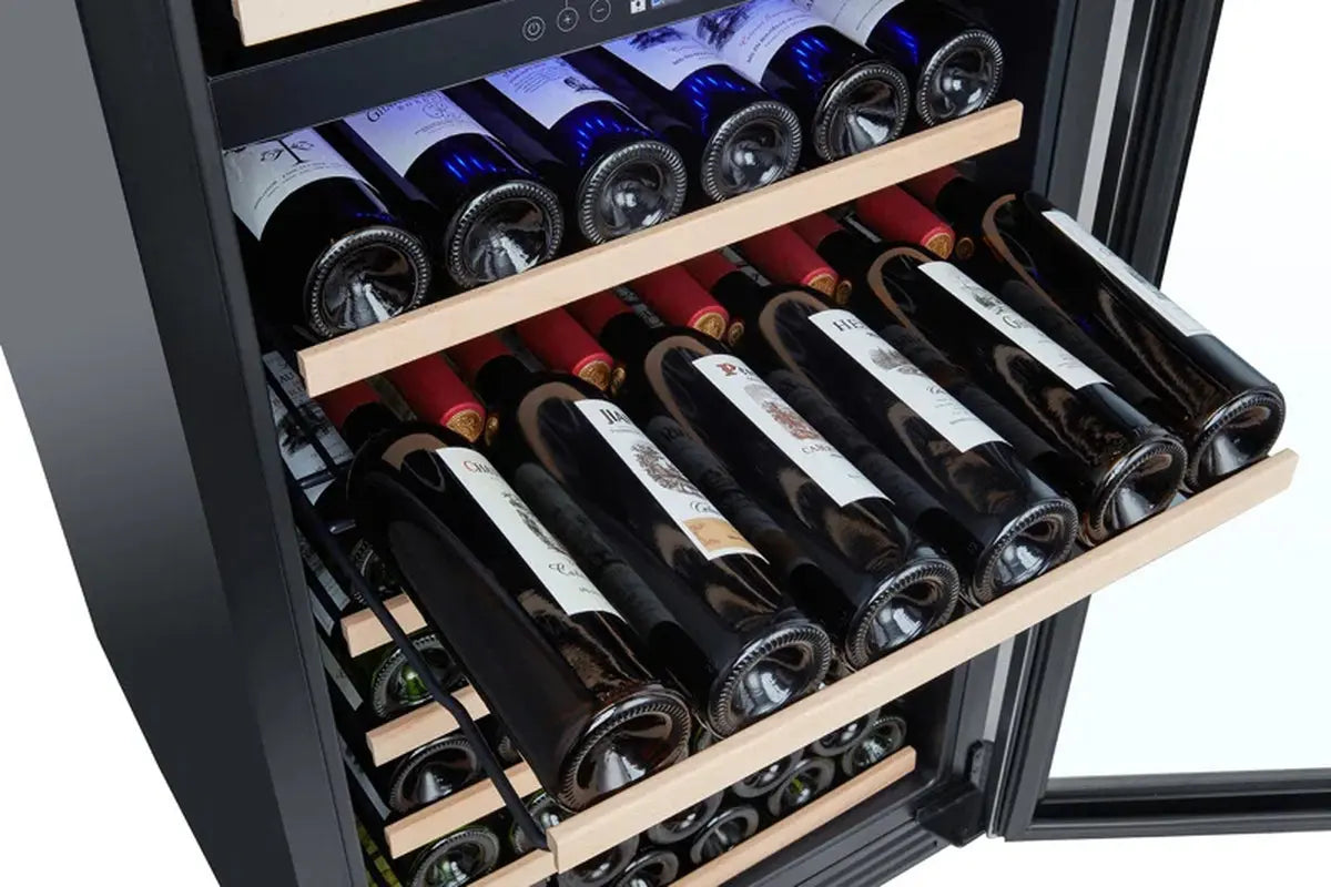 Trustmade 28'' 152 Bottle Dual Zone Wine Refrigerator | Fridge.com