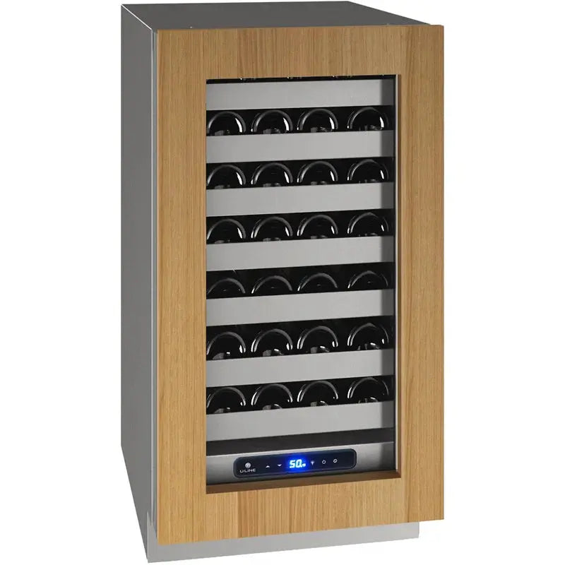 U-Line 17.75'' 35 Bottle Single Zone Wine Refrigerator | Fridge.com