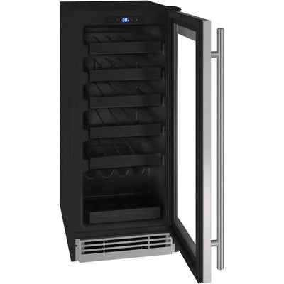 U-Line 23.25'' 24 Bottle Single Zone Built-In Wine Refrigerator | Fridge.com