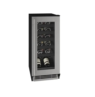 U-Line 23.25'' 24 Bottle Single Zone Wine Refrigerator | Fridge.com