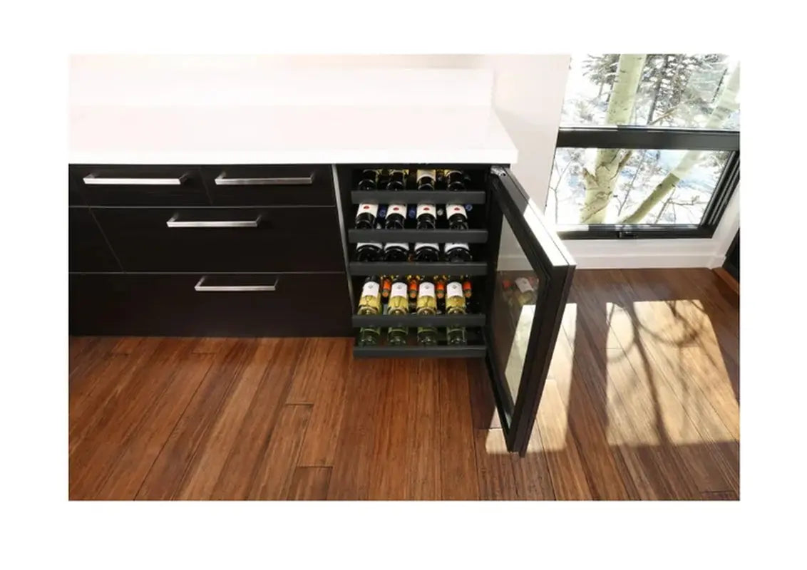 U-Line 23.25'' 24 Bottle Single Zone Wine Refrigerator | Fridge.com