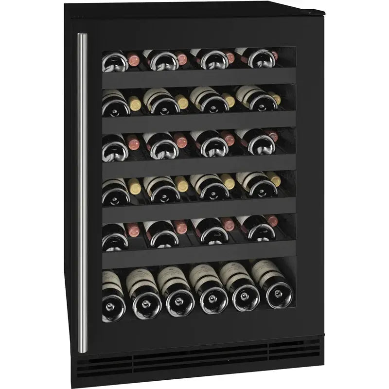 U-Line 23.25'' 48 Bottle Single Zone Built-In Wine Refrigerator | Fridge.com