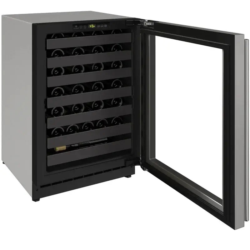 U-Line 23.625'' 43 Bottle Dual Zone Built-In Wine Refrigerator | Fridge.com