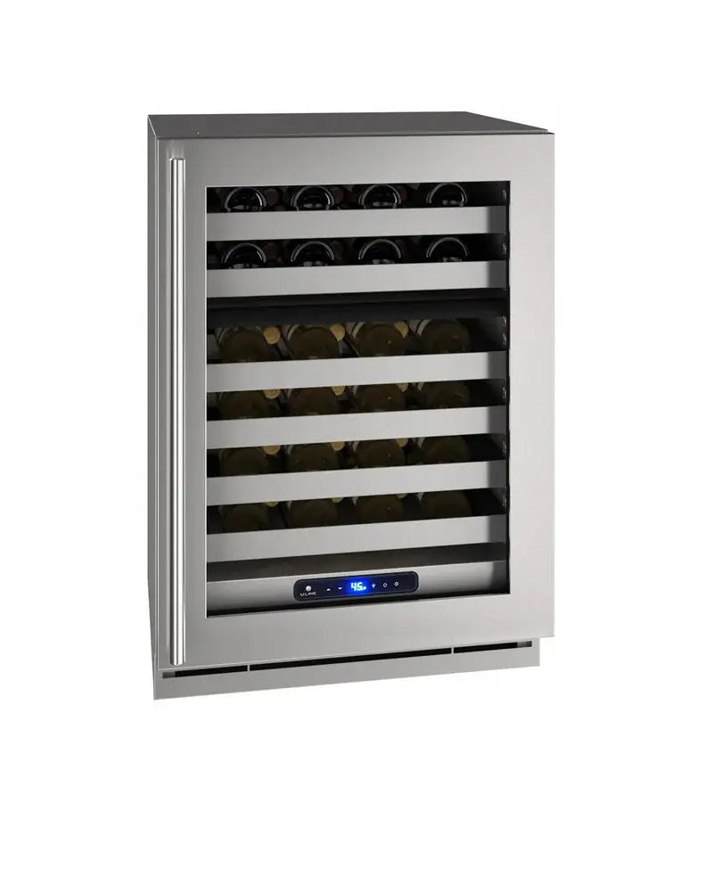 U-Line 23.625'' 49 Bottle Dual Zone Wine Refrigerator | Fridge.com