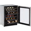 U-Line 23.63'' 43 Bottle Single Zone Wine Refrigerator | Fridge.com