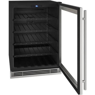 U-Line 24'' 38 Bottle Single Zone Built-In Wine Refrigerator | Fridge.com