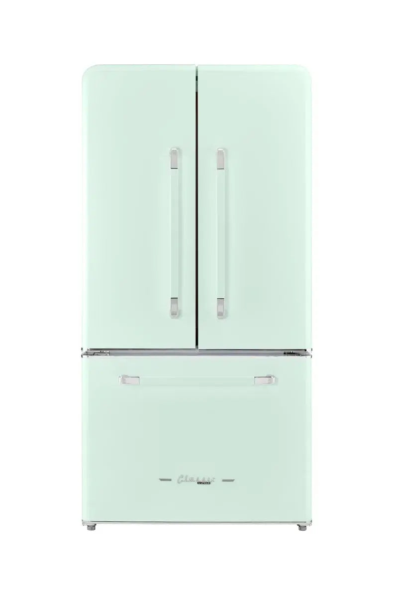 Unique Appliances Classic Retro 36" 21.4 Cubic Feet Energy Star French Door Refrigerator with Internal Water and Ice Dispenser | Fridge.com