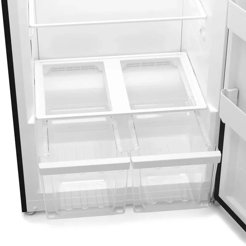 Upright Convertible Refrigerator Freezer 21 Cu. Ft. Silver | Fridge.com