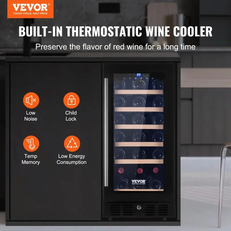 VEVOR 14.96'' and Can Single Zone Wine & Beverage Refrigerator | Fridge.com