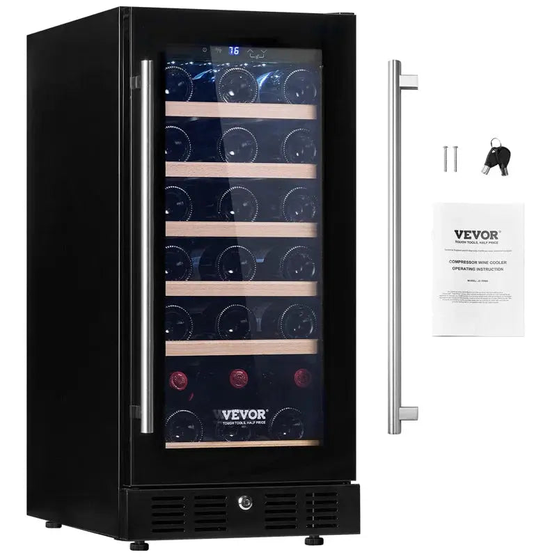 VEVOR 14.96'' and Can Single Zone Wine & Beverage Refrigerator | Fridge.com