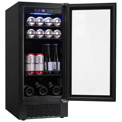 VEVOR 14.96'' and Can Single Zone Wine & Beverage Refrigerator | Fridge.com