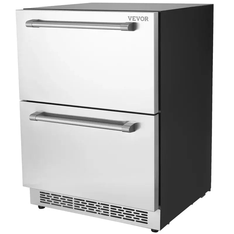 VEVOR 150 Cans (12 Oz.) 4.87 Cubic Feet Outdoor Rated Beverage Refrigerator with Wine Storage | Fridge.com