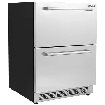 VEVOR 150 Cans (12 Oz.) 5.12 Cubic Feet Outdoor Rated Beverage Refrigerator with Wine Storage | Fridge.com