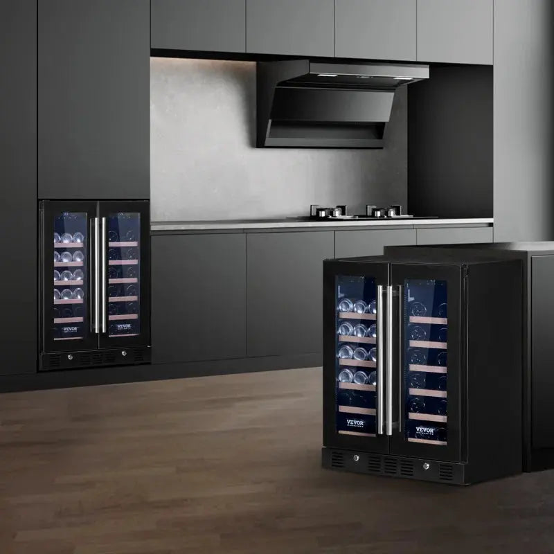 VEVOR 23.42'' and Can Dual Zone Wine & Beverage Refrigerator | Fridge.com