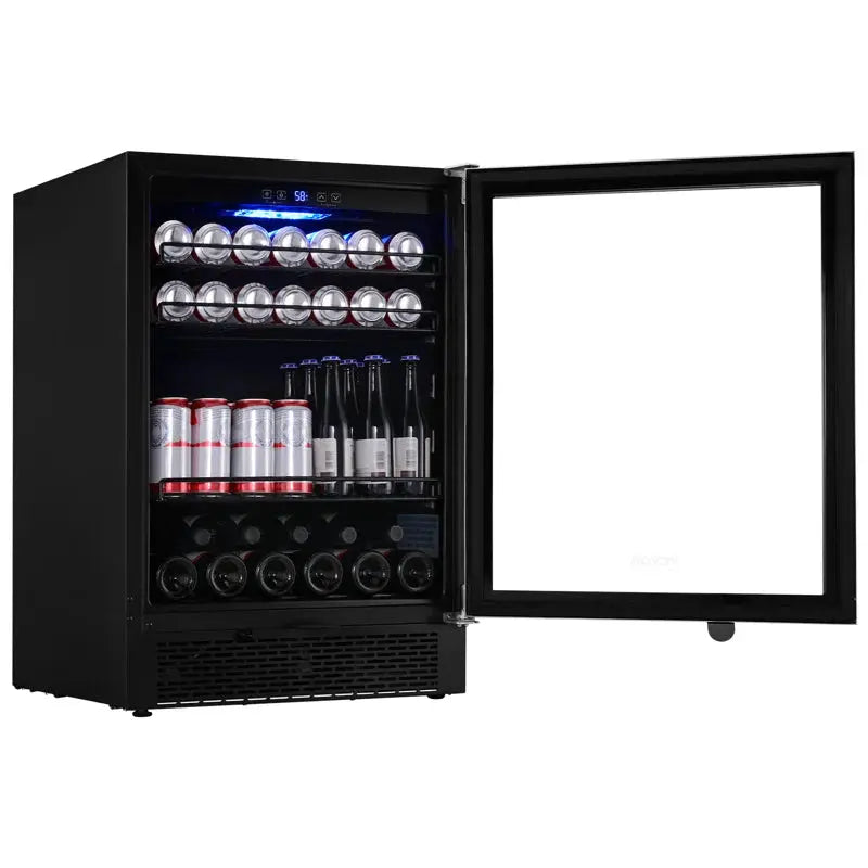 VEVOR 23.42'' and Can Single Zone Wine & Beverage Refrigerator | Fridge.com