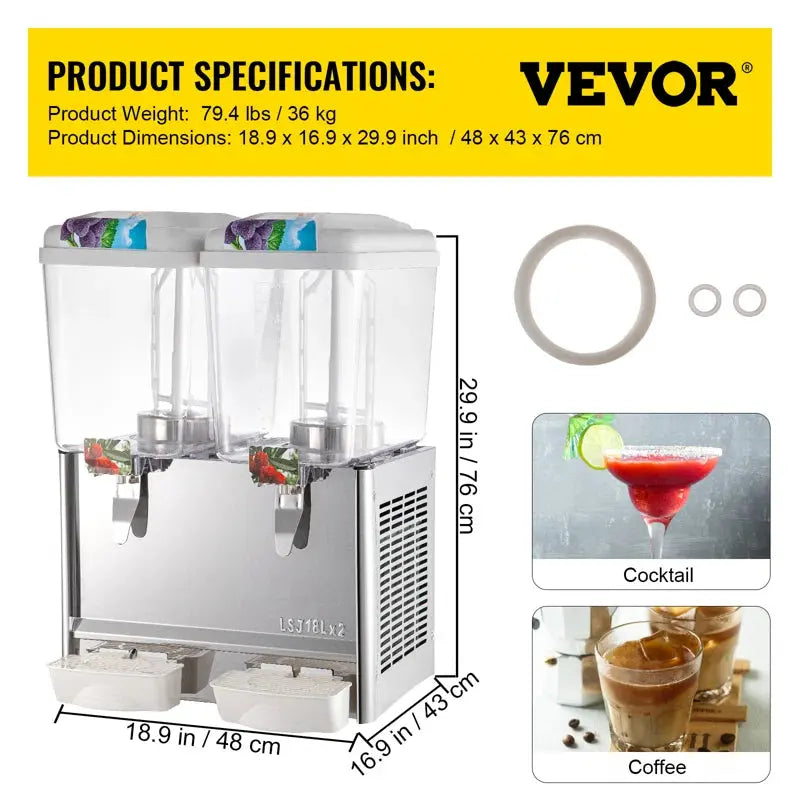 VEVOR Countertop Beverage Refrigerator | Fridge.com