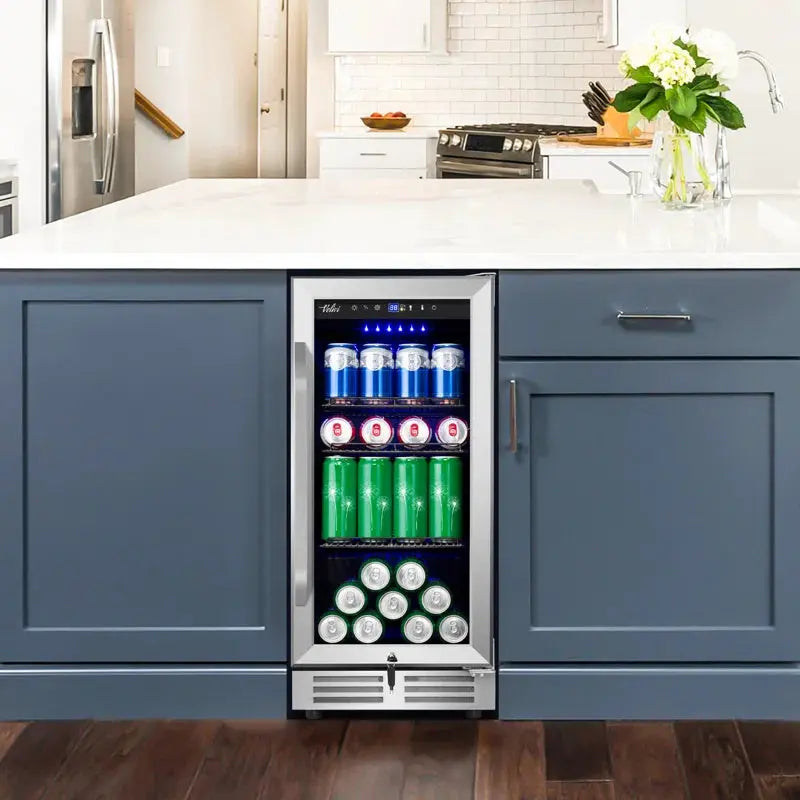 Velivi 127 Cans (12 Oz.) 3.1 Cubic Feet Built-In & Freestanding Beverage Refrigerator | Fridge.com