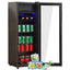 Victoria 40-Bottle Dual Zone Freestanding Wine Cooler in Black | Fridge.com